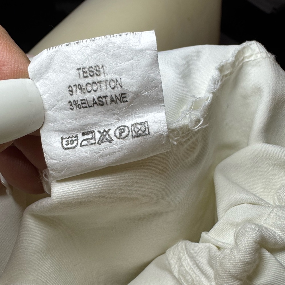 Baci White Jogger Pants made in Paris - Picture 11 of 13
